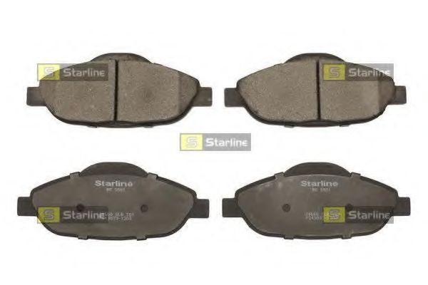 Колодки тормозные передние (дисковые) комплект (Starline) BD S856P - фото 