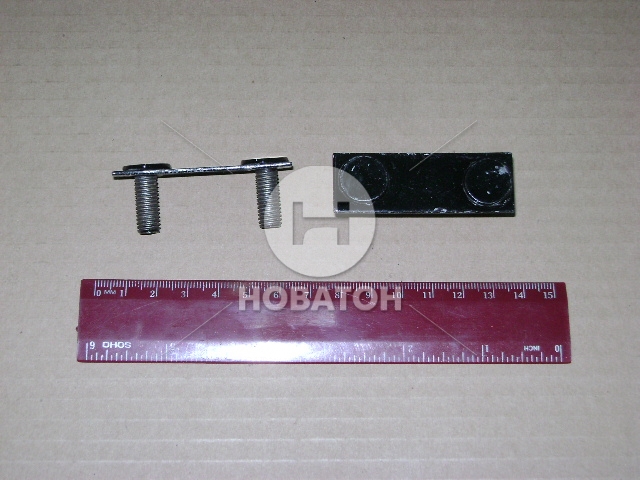 Пластина крепления бампера переднего/заднего ГАЗ 3110, 31105 (ГАЗ) - фото 