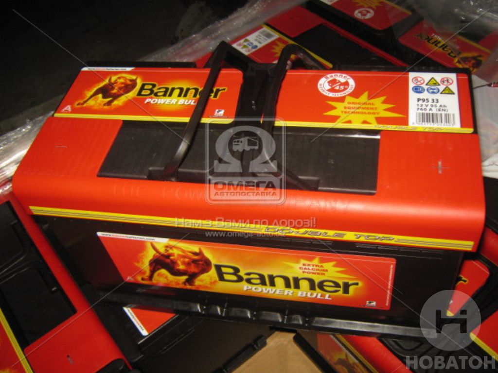 Аккумулятор  95Ah-12v Banner Power Bull (354x175x190), R, EN 780 Banner GMBH 13595330101 - фото 