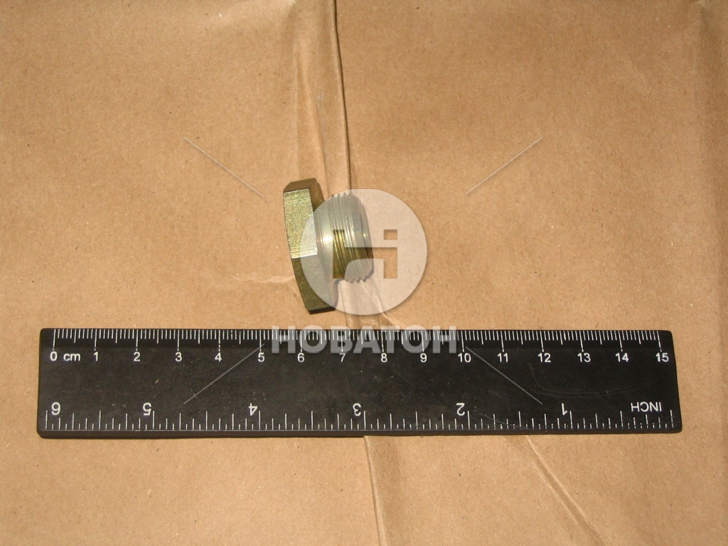 Пробка ГАЗ М22х1, 5х10 зливна радіатора Газель, Волга (вир-во ГАЗ) - фото 