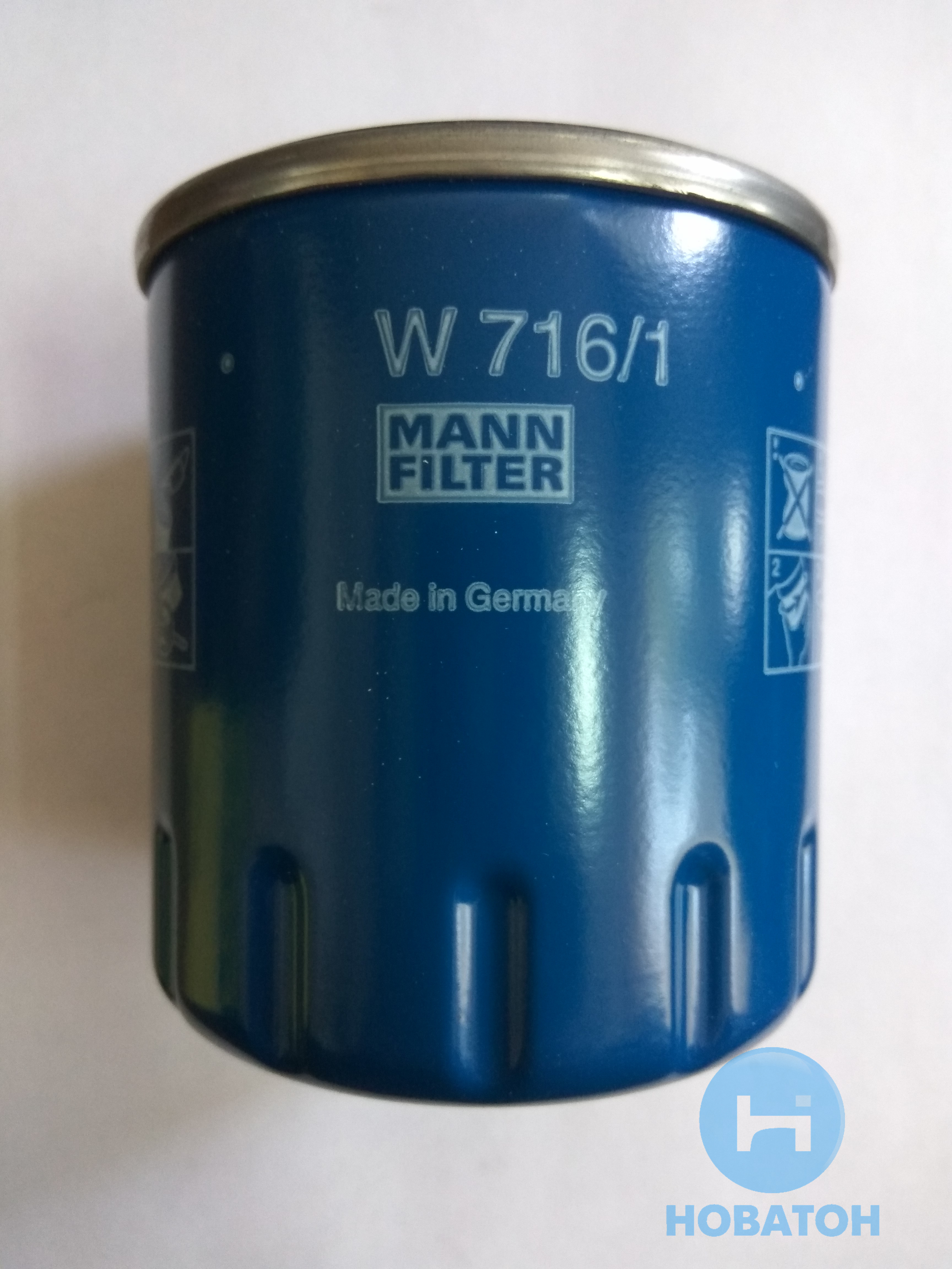 Фільтр масляний PSA, FIAT (вир-во MANN) W716/1 - фото 2