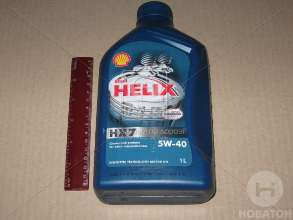 Масло моторное SHELL Helix HX7 SAE 5W-40 SM/CF (Канистра 1л) - фото 