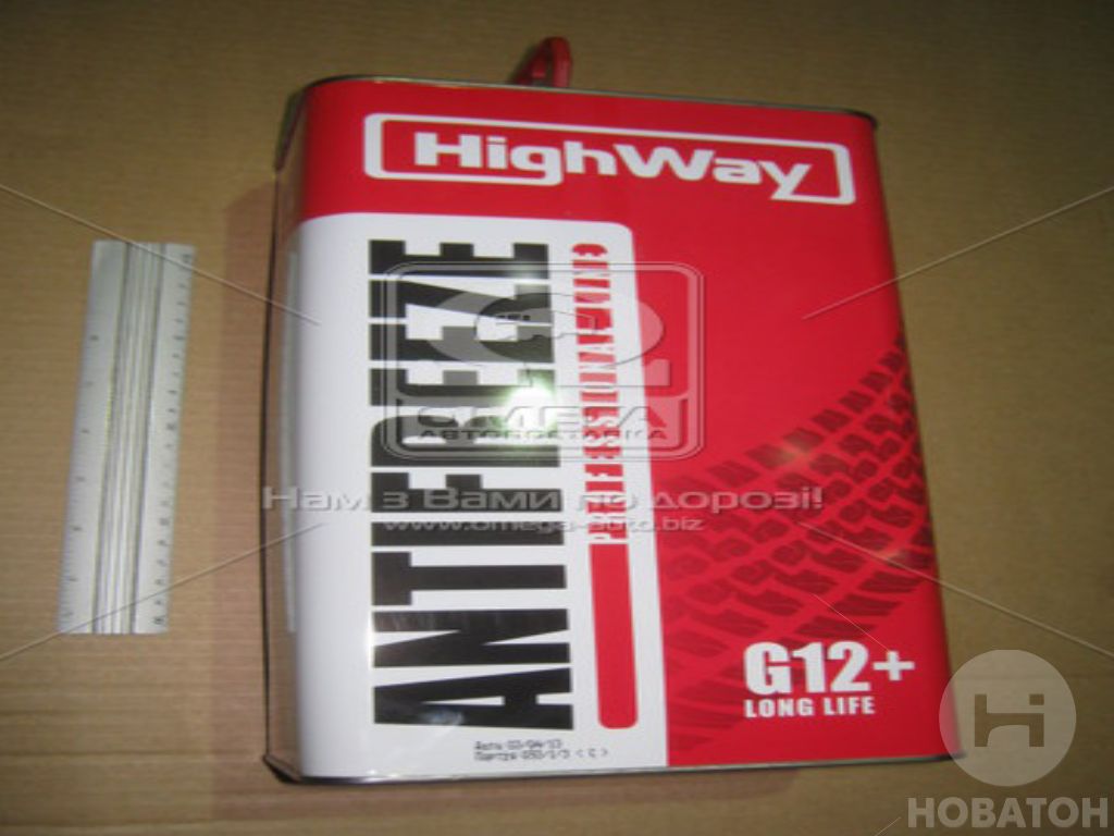 Антифриз HighWay ANTIFREEZE-40 LONG LIFE G12+ (красный) 5кг HIGHWAY 10004 - фото 