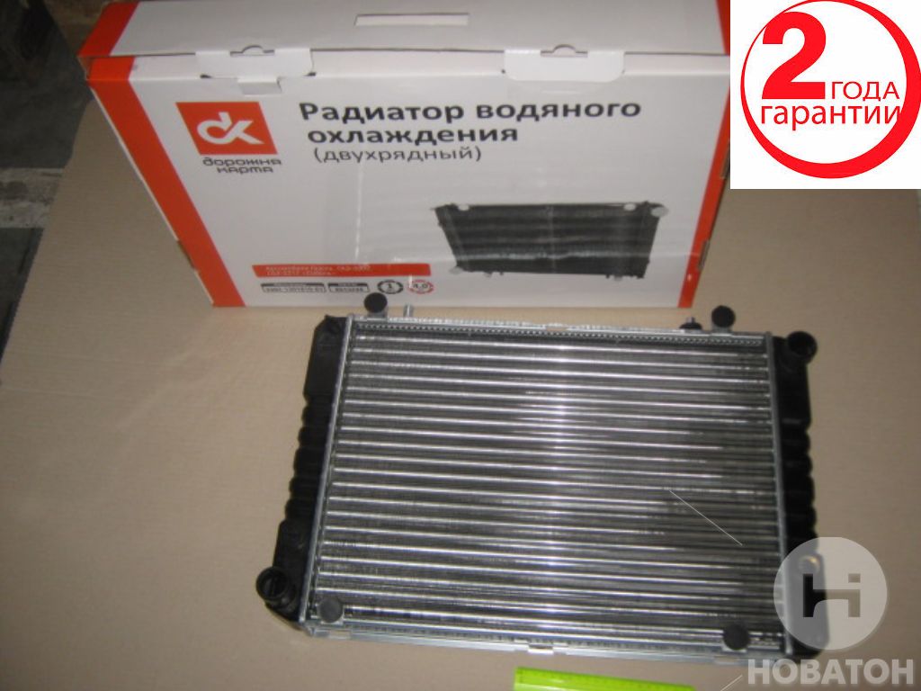 Радіатор вод.охолодж. ГАЗ-3302 (під рамку) 42 мм <ДК> - фото 
