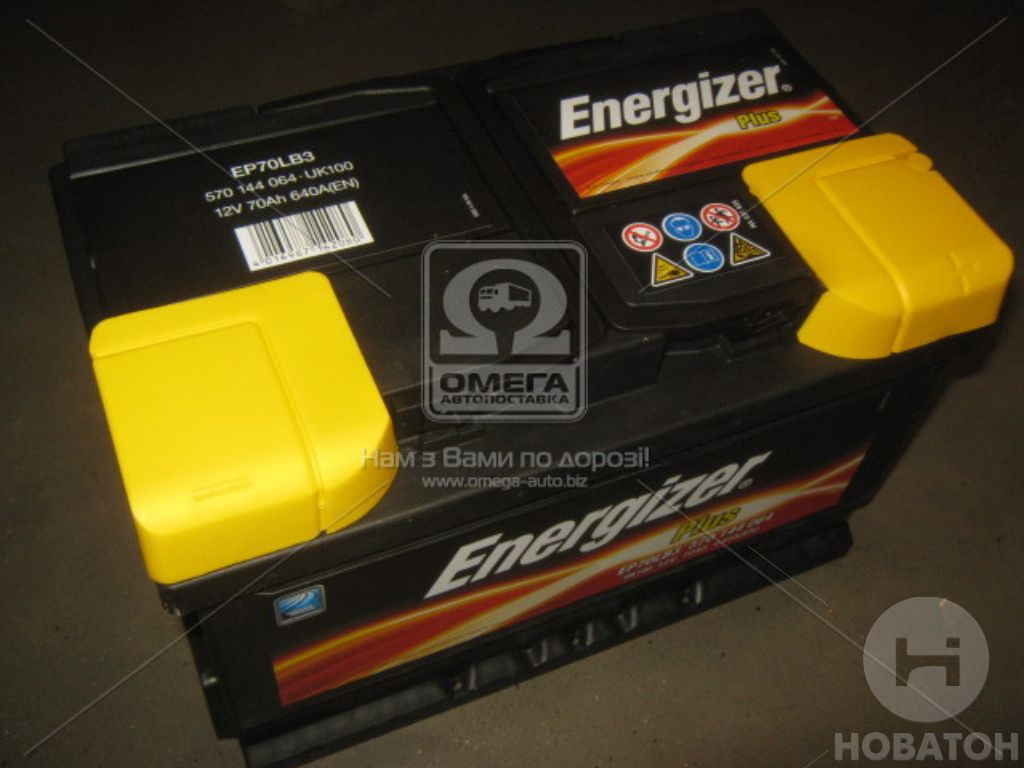 Аккумулятор   70Ah-12v Energizer Plus (278х175х175), R,EN640 - фото 