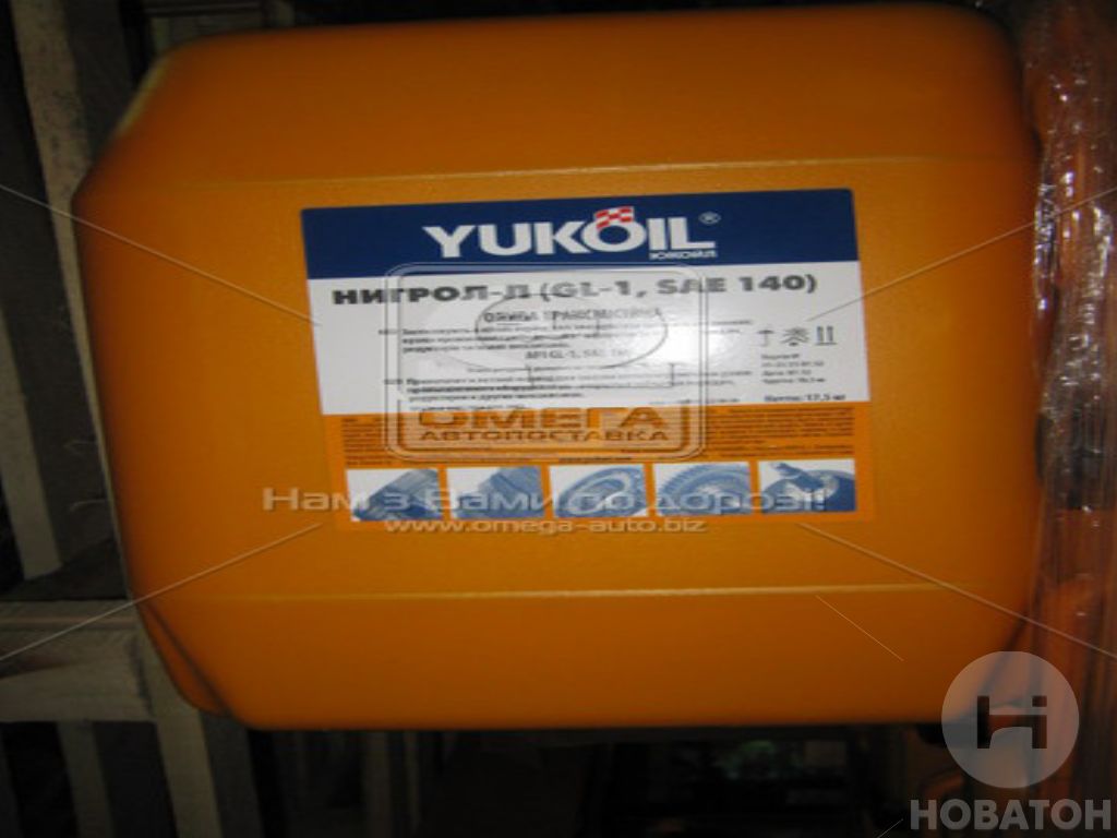 Масло трансмиссионное Yukoil Нигрол-Л SAE 140 API GL-1 (Канистра 20 л) СП Юкойл ООО 6030 - фото 