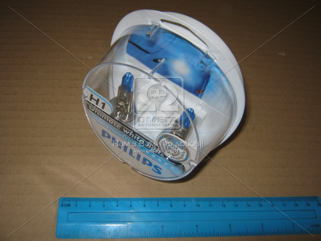 Лампа накаливания H1 12V 55W P14,5s Diamond Vision 5000K (Philips) - фото 
