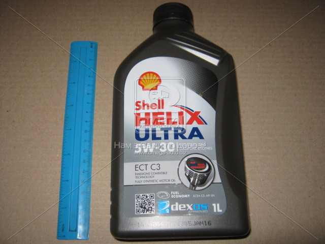 Масло моторн. SHELL Helix Ultra ECT С3 5W-30 SN/CF (Канистра 1л) - фото 