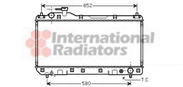 Радиатор RAV4/FUNCR 20i MT 97-00 (Van Wezel) - фото 