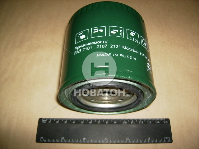 Фільтр масляний ВАЗ-2101 Premier (совм. клапан) (вир-во г.Лівни) - фото 