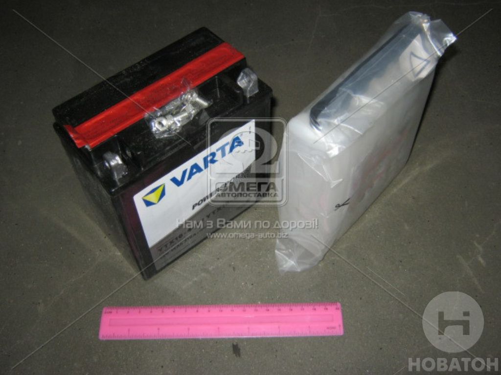Аккумулятор 14 Ah-12v VARTA FS AGM (YTX16-4-1, YT16-BS-1), (150x87x161), L, Y1, EN220 514 901 022 - фото 