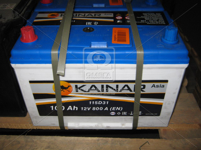 Акумулятор 100Ah-12v KAINAR Asia (304x173x220),L,EN800 - фото 0