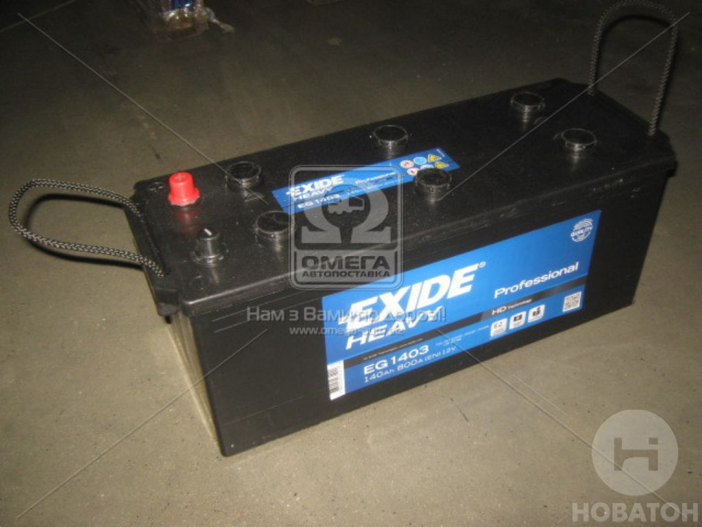Акумулятор 140Ah-12v Exide Start PRO (513х189х223),L,EN800 - фото 