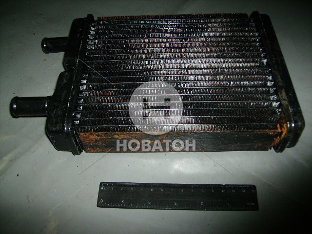 Радиатор отопителя (печки) ГАЗ 3302 (медный) (патрубок d 18) (покупное ГАЗ) - фото 