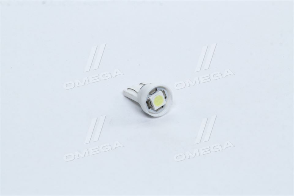 Лампа LED б/ц  габарит и панель приборов T10-1 SMD (size 5050) 24V  WHITE <TEMPEST> - фото 