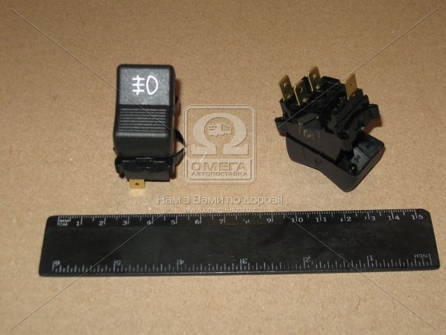 Выключатель противотуманной фары задней ГАЗ-3102 (Автоарматура) - фото 