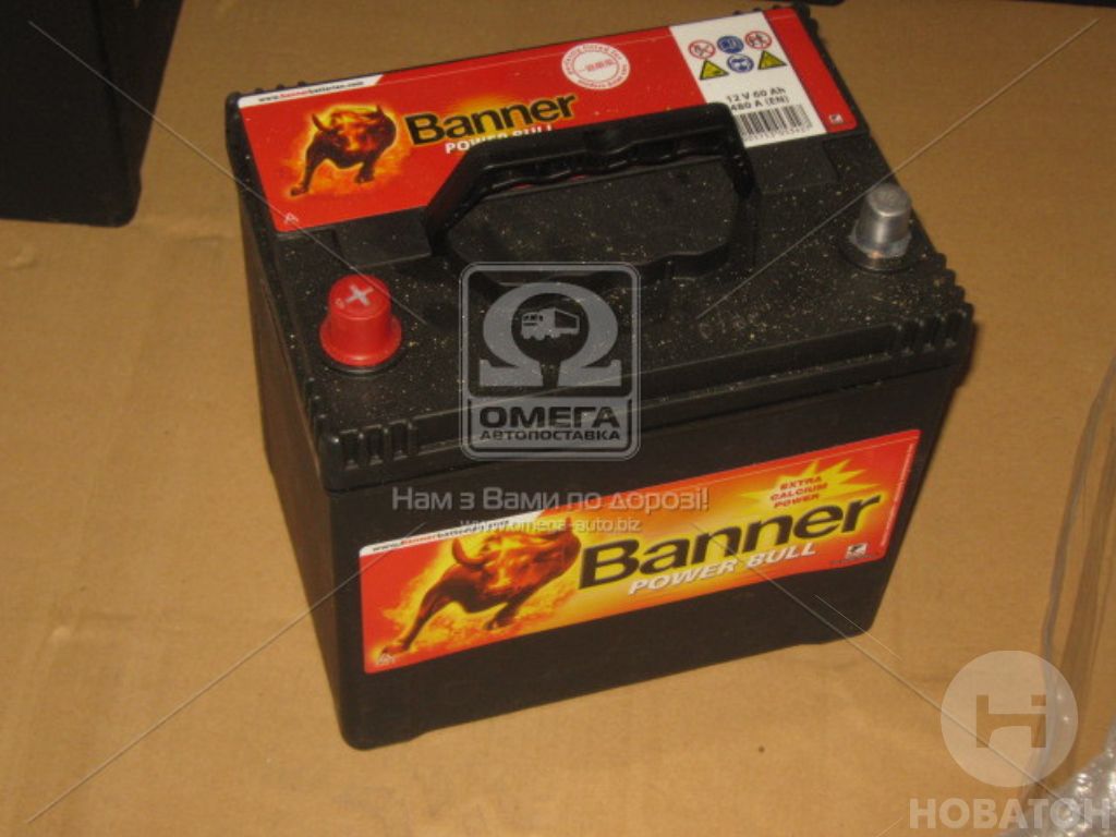 Аккумулятор  60Ah-12v Banner Power Bull (233x173x225), L, EN 510 Banner GMBH 13560690101 - фото 