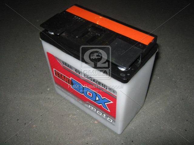 Акумулятор 18Ah-6v StartBOX MOTO 3МТС-18С (148х86х107) EN160 клема кругла - фото 