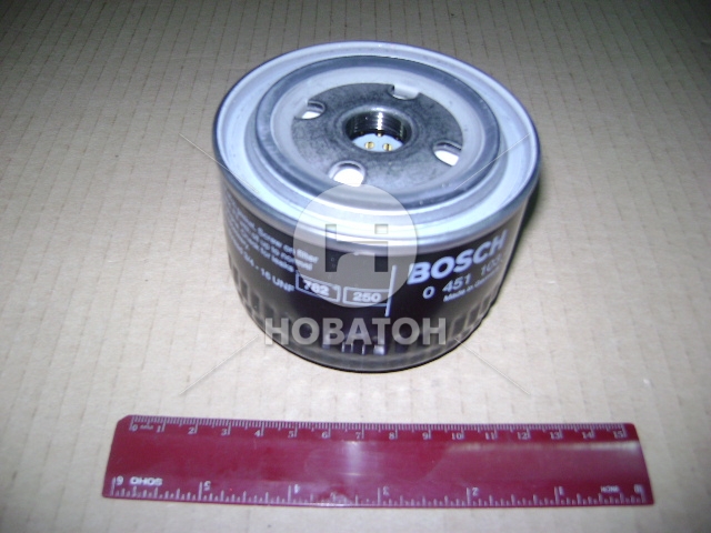 Фильтр масляный двигателя ВАЗ 2101-2107 2108-09 (низкий 72мм) (Bosch) - фото 