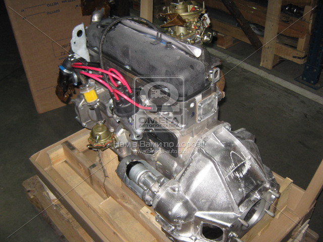 Двигатель УАЗ (А-92, 82 л.с., рычажн. сцепл.) в сб. (УМЗ) - фото 
