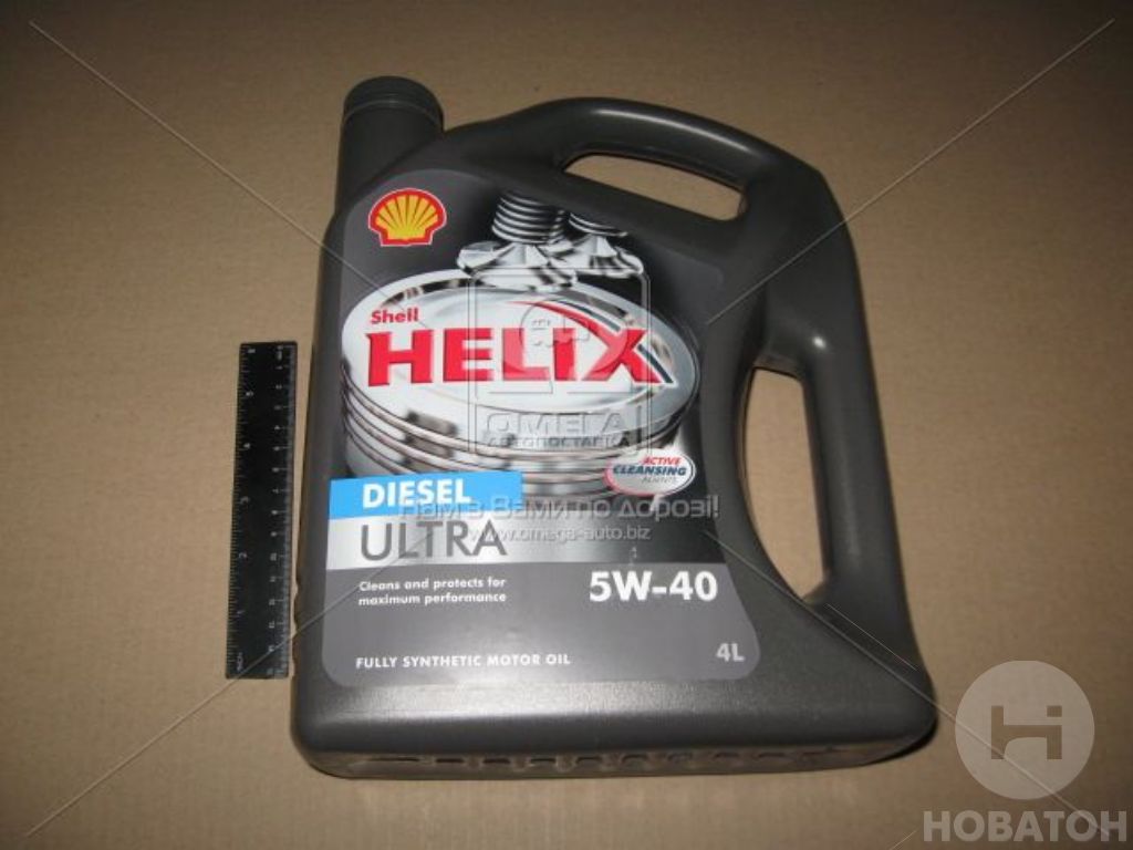 Олива моторн. SHELL Helix Diesel Ultra SAE 5W-40 CF (Каністра 4л) - фото 