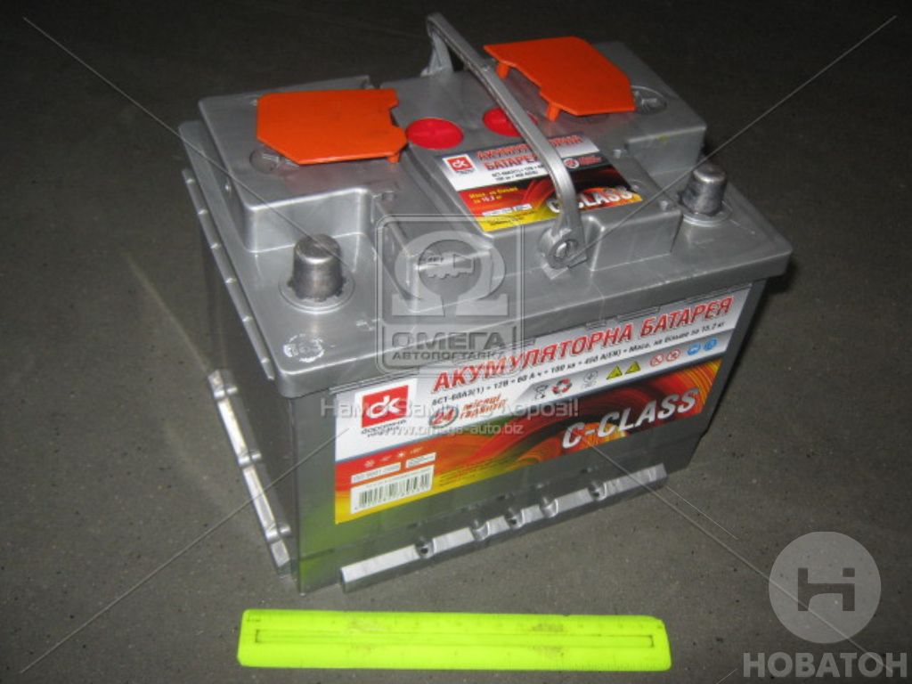 Аккумулятор   60Ah-12v C-CLASS <ДК> (242x175x190),L,EN480 - фото 