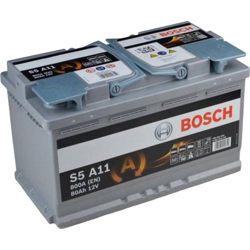 Аккумулятор   80Ah-12v BOSCH AGM (S5A11) (315x175x190),R,EN800 !КАТ. -15% 0092S5A110 - фото 