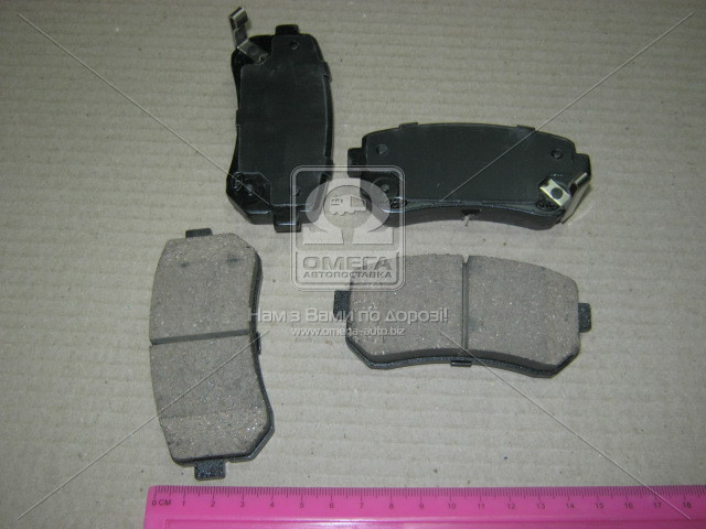 Колодки тормозные задние дисковые  Hyundai Accent 06- (Mobis) - фото 
