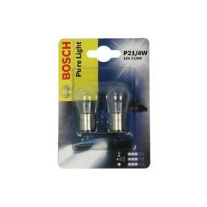 Лампа накаливания P21/4W 12V 21/4W PURE LIGHT (blister 2шт) (Bosch) - фото 
