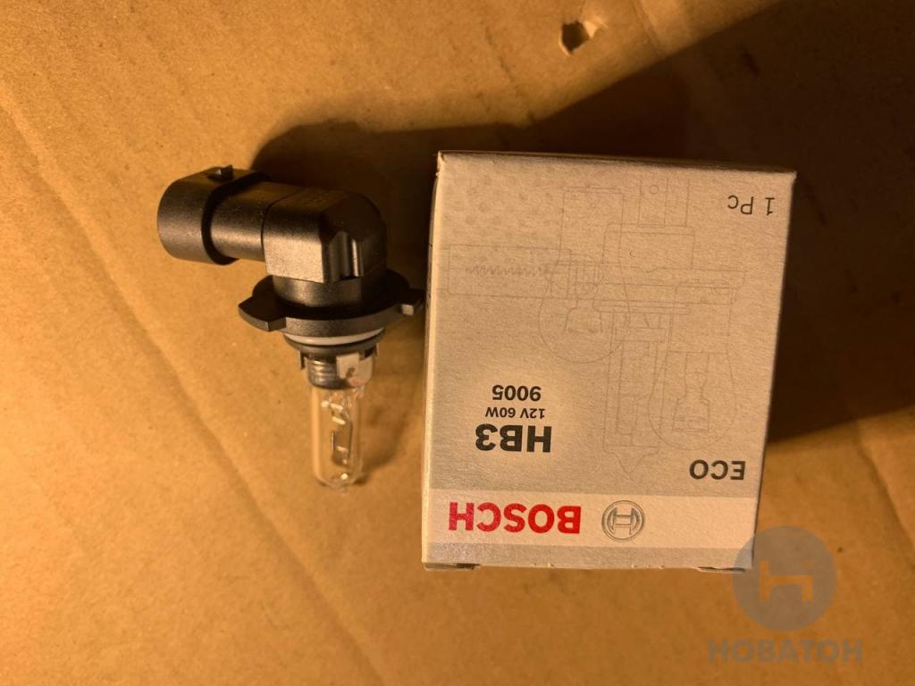 Лампа накаливания HB3 12V 60W P20d ECO (пр-во Bosch) - фото 