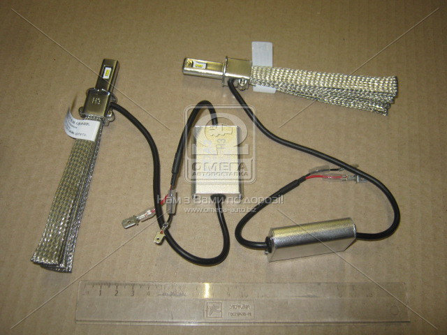 Лампа LED H3 9-32V гнучкий радіатор (косичка) 6000К (метал. корпус) (ви-во Китай Н3 6000K - фото 