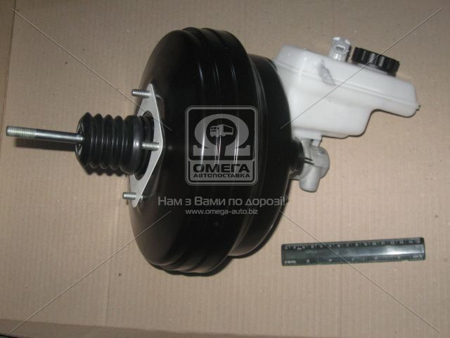 Усилитель тормозов вакуумный Газель-Бизнес в сборе с ГТЦ Bosch (0204702834) (покупное ГАЗ) - фото 