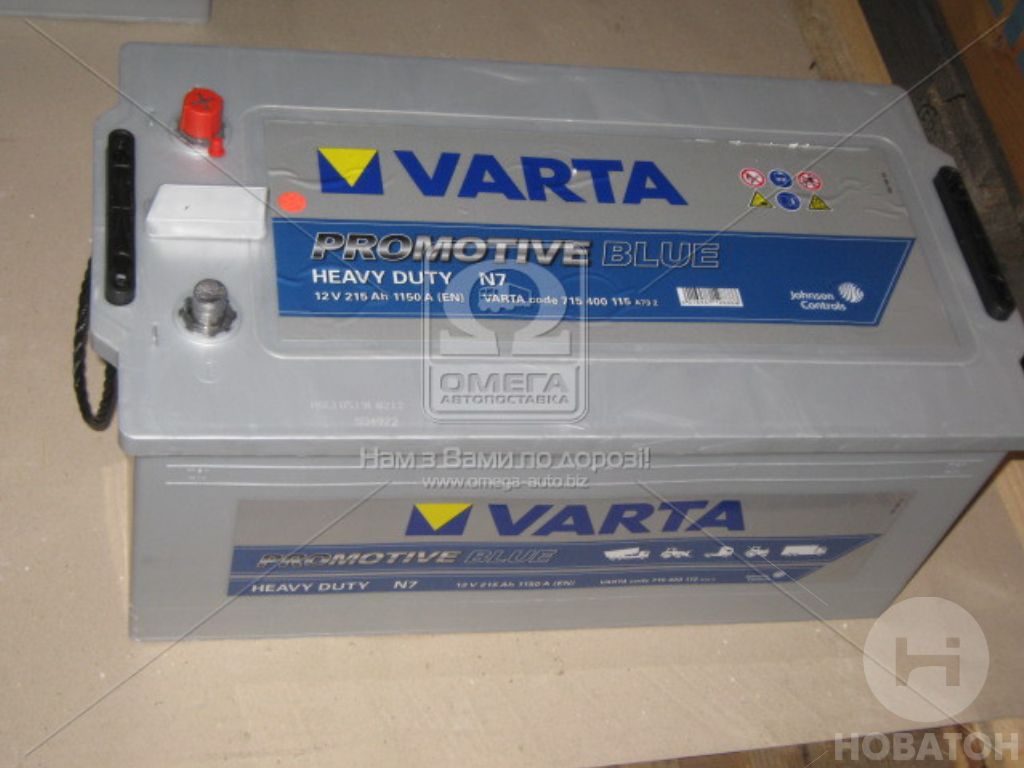 Акумулятор 215Ah-12v VARTA PM Blue (N7) (518х276х242), L, 1150 - фото 