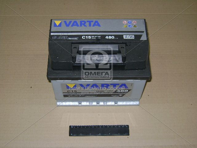 Аккумулятор  56Ah-12v VARTA BLD(C15) (242х175х190),L,EN480 (1-й сорт) - фото 