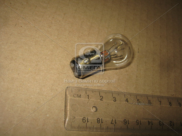 Лампа покажч. повороту 12V 21/5W BAZ15D (смещенный цоколь) (Квант) Квант (Китай) 65004900 - фото 