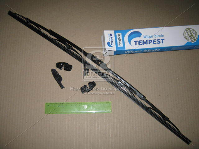 Щітка склоочисника 560мм. (з адаптерами) <Tempest> TEMPEST TPS-22 - фото 