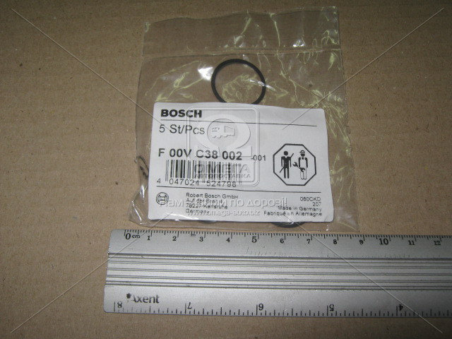 Кольцо форсунки с o-сечением (Bosch) BOSCH F00VC38002 - фото 