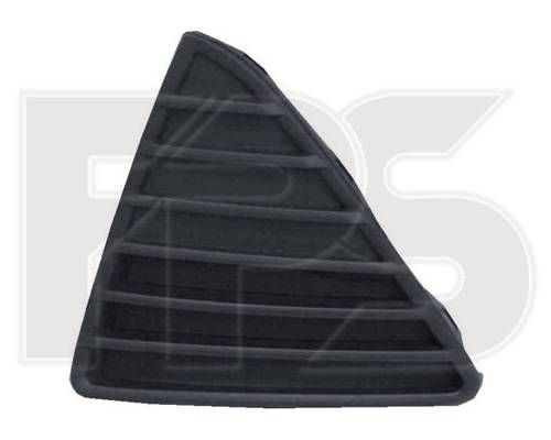 Решетка бампера переднего левая черная (качество ВВ) FORD (ФОРД) FOCUS 11- (FPS) - фото 
