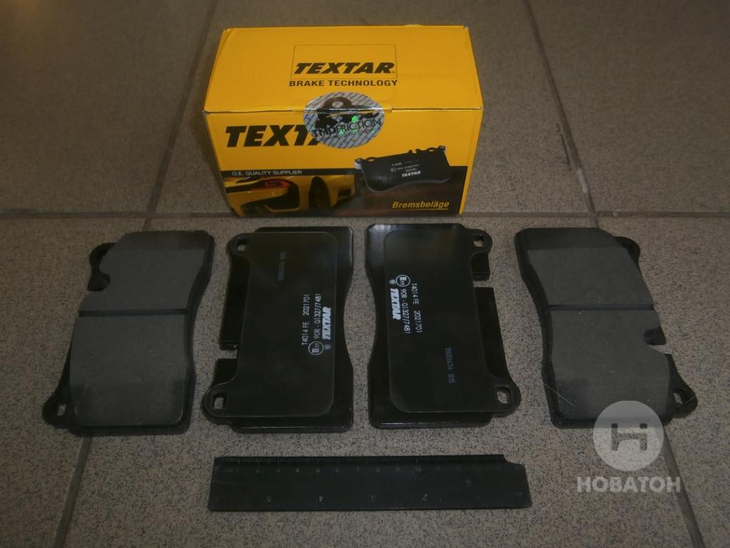 Колодки тормозные комплект дисковый тормоз TEXTAR 2021701 - фото 