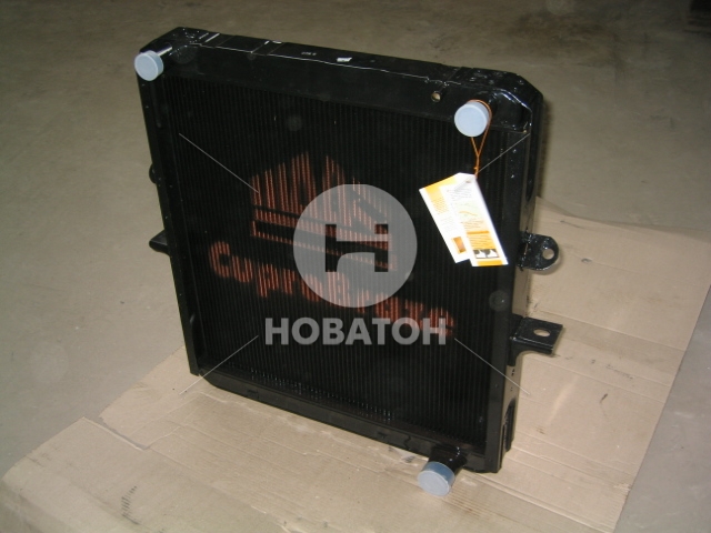 Радиатор водного охлаждения МАЗ-64229 (3 рядный) (технология КупроБрейз) (ШААЗ) - фото 