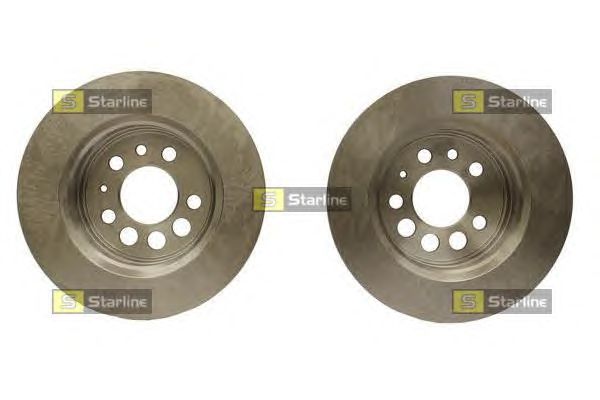 Диск тормозной задний (в упаковке два диска, цена указана за один) (Starline) PB1049 - фото 