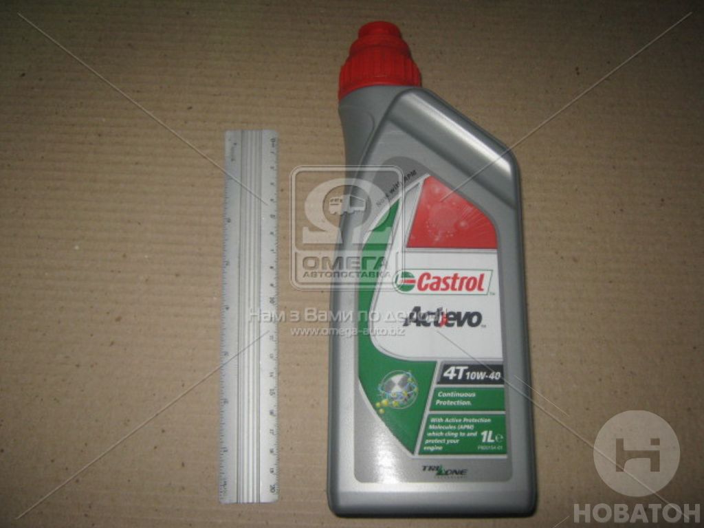 Масло моторное Act evo 4T 10W40 (Канистра 1л) Castrol R1-AE4T10-12X1L - фото 