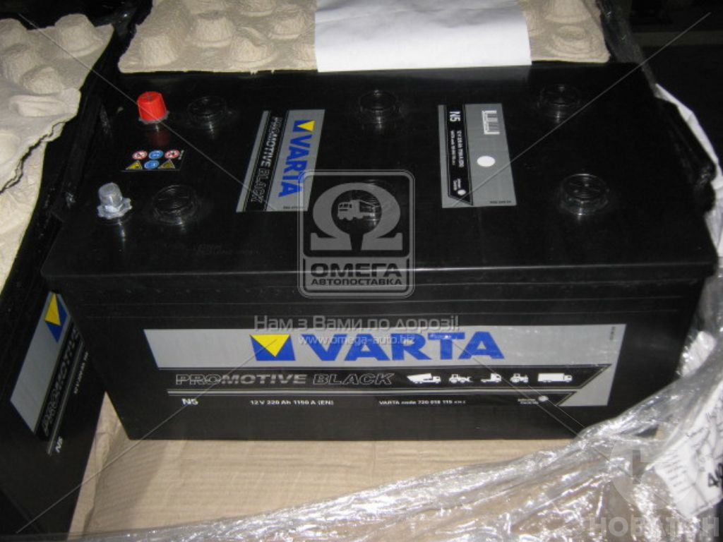 Аккумулятор 220Ah-12v VARTA PM Black(N5) (518х276х242),L,EN1150 - фото 