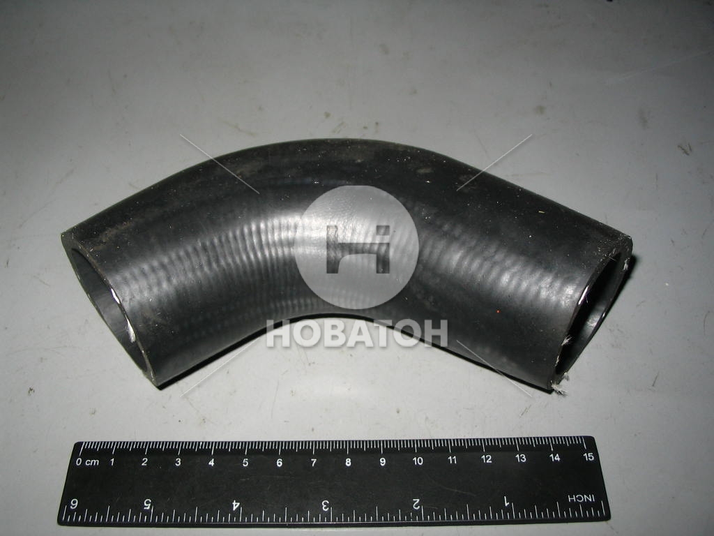 Патрубок радиатора УАЗ 452, 469, 3160 отводящий - кривой (покупн. УАЗ) - фото 