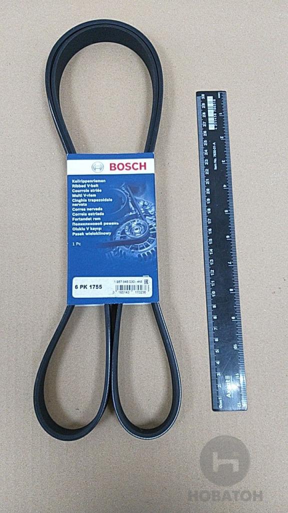 Ремень п-клиновой 6pk1755 (Bosch) BOSCH 1 987 946 030 - фото 