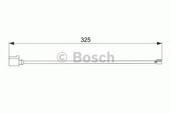 Датчик зношування гальм колод VW TOUAREG (вир-во Bosch) BOSCH 1987474567 - фото 