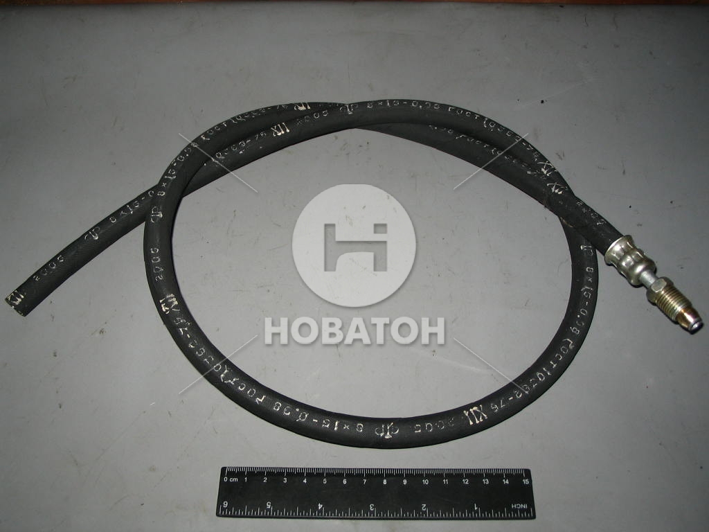 Шланг топливный УАЗ 452, 469 с 1-м штуц. L=1200 мм (г.Саранск) - фото 