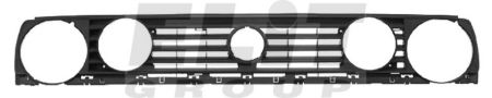 Решетка радиатора черная (4 фонаря) VOLKSWAGEN GOLF GTD 9/87- (ELIT) - фото 