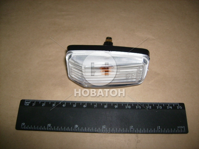 Вказівник повороту бічний ВАЗ 2108 білий з лампою і прокладку. в упак. (вир-во Рекардо) - фото 