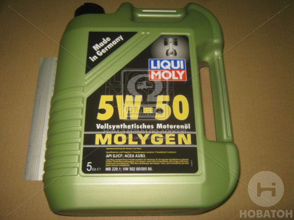 Масло моторное Liqui Moly Molygen 5W-50 API SJ/CF; ACEA A3/B3-98 (Канистра 5л) - фото 